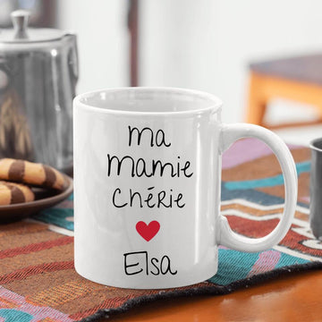 Mug Personnalisé Mamie Chérie