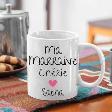 Mug Personnalisé Marraine Chérie